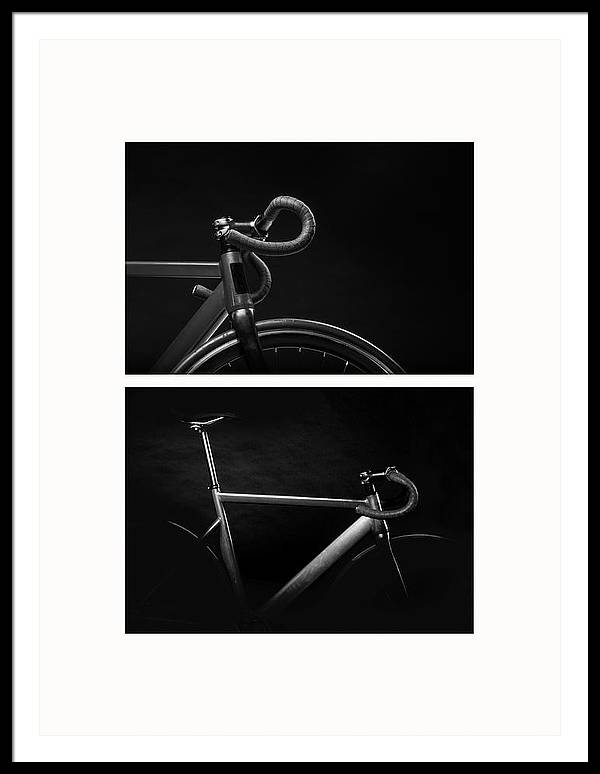 The Bike - diptych / Art Photo - Framed Print