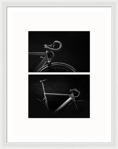 The Bike - diptych / Art Photo - Framed Print