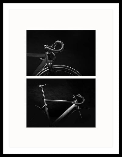 The Bike - diptych / Art Photo - Framed Print