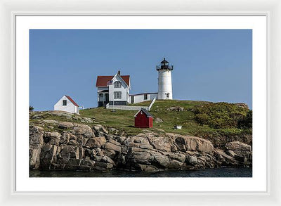 The Cape Neddick Lighthouse, Maine / Art Photo - Framed Print