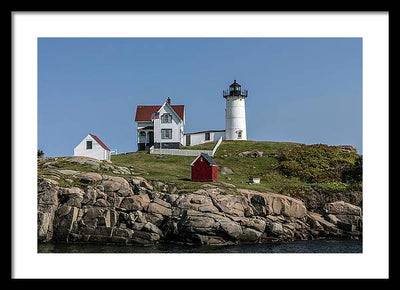 The Cape Neddick Lighthouse, Maine / Art Photo - Framed Print
