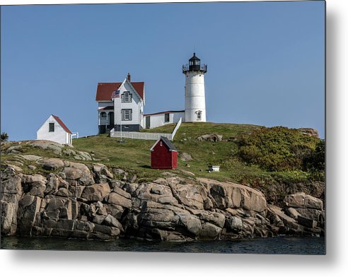 The Cape Neddick Lighthouse, Maine / Art Photo - Metal Print