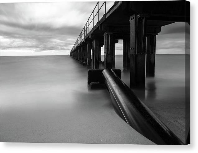 The Pier / Art Photo - Canvas Print