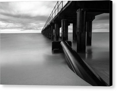 The Pier / Art Photo - Canvas Print