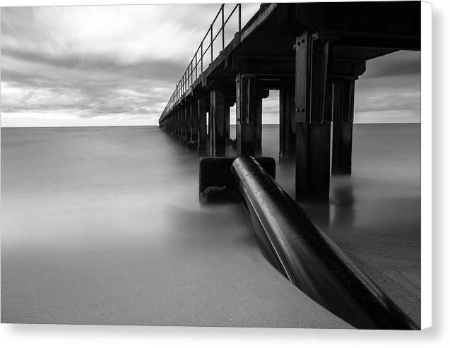 The Pier / Art Photo - Canvas Print