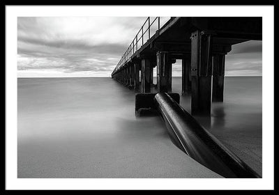 The Pier / Art Photo - Framed Print