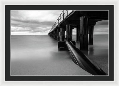 The Pier / Art Photo - Framed Print