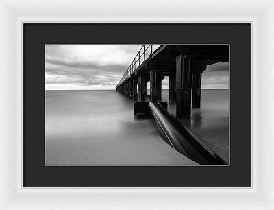 The Pier / Art Photo - Framed Print