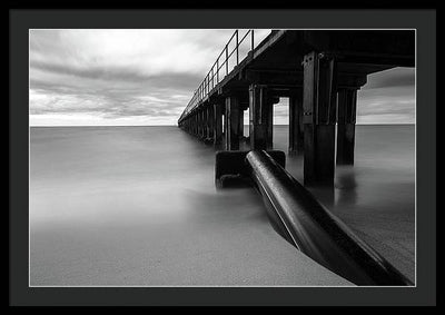 The Pier / Art Photo - Framed Print