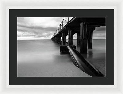 The Pier / Art Photo - Framed Print