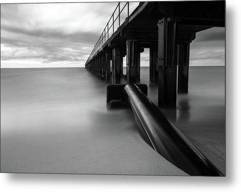 The Pier / Art Photo - Metal Print