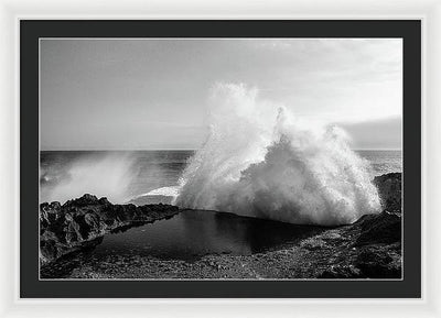 The Pool / Art Photo - Framed Print