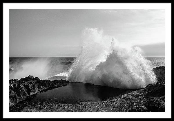 The Pool / Art Photo - Framed Print