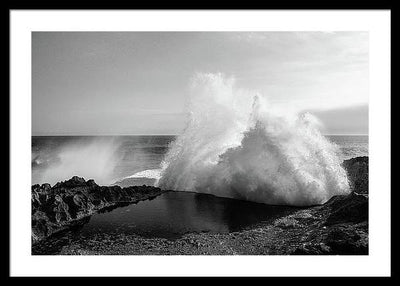 The Pool / Art Photo - Framed Print