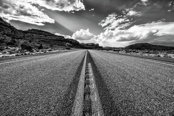 The Road Ahead, Road 95, Fry Canyon, Utah / Art Photo - Art Print