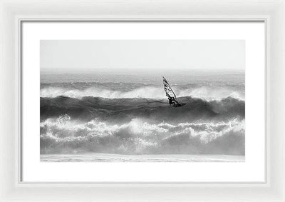 The Surfer / Art Photo - Framed Print