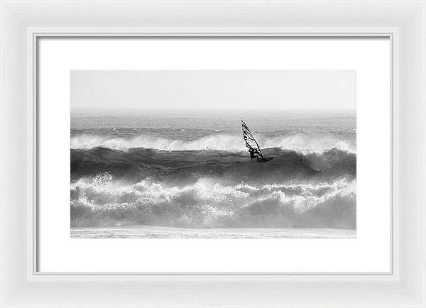 The Surfer / Art Photo - Framed Print