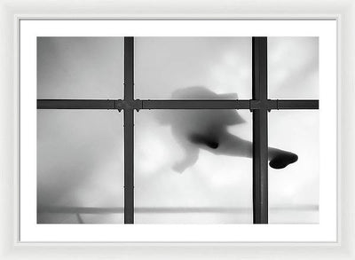 The Walk, Oriente, Monochrome / Art Photo - Framed Print