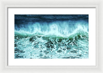 The Wave / Art Photo - Framed Print