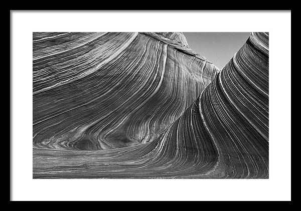 The Wave, Coyote Buttes, Arizona / Art Photo - Framed Print