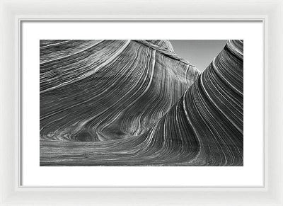 The Wave, Coyote Buttes, Arizona / Art Photo - Framed Print