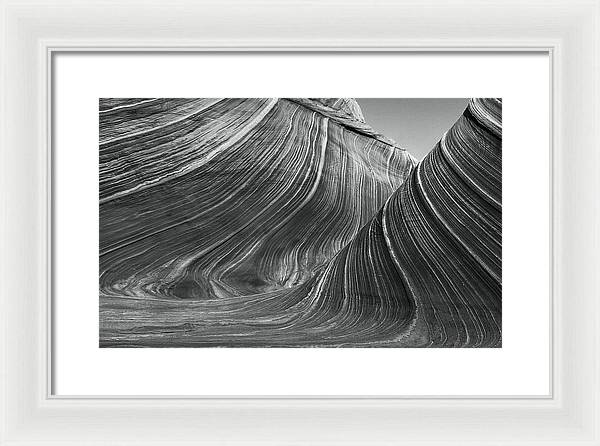 The Wave, Coyote Buttes, Arizona / Art Photo - Framed Print