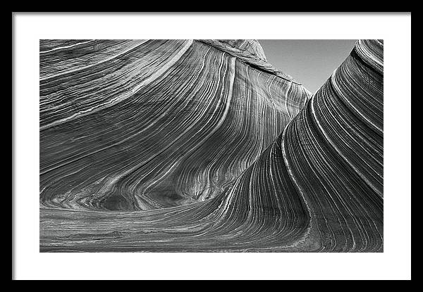 The Wave, Coyote Buttes, Arizona / Art Photo - Framed Print