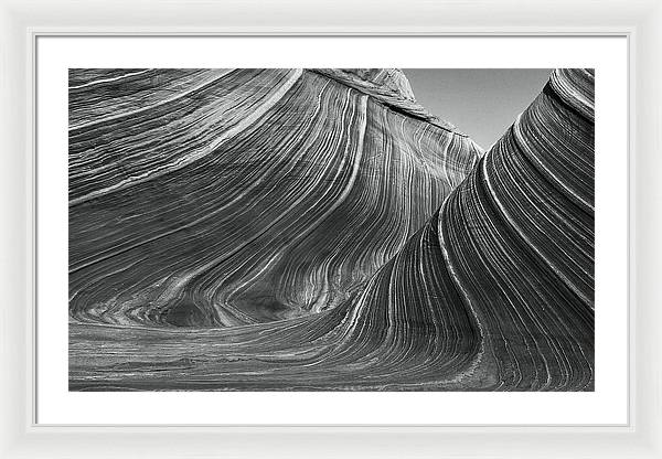 The Wave, Coyote Buttes, Arizona / Art Photo - Framed Print