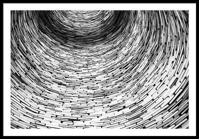 Tunnel of Books / Art Photo - Framed Print