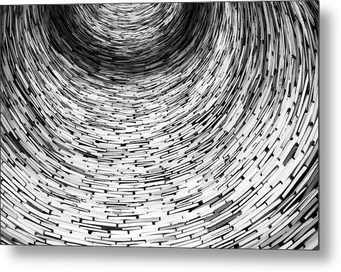 Tunnel of Books / Art Photo - Metal Print