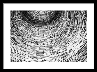 Tunnel of Books / Art Photo - Framed Print