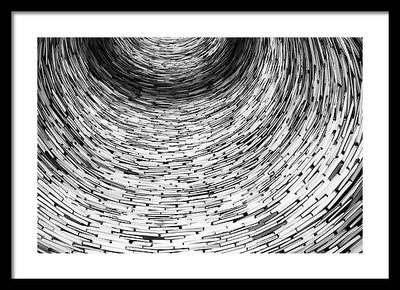 Tunnel of Books / Art Photo - Framed Print