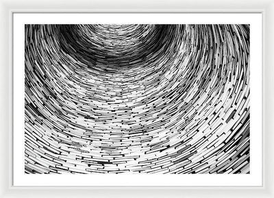 Tunnel of Books / Art Photo - Framed Print