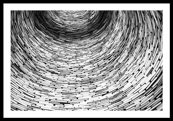 Tunnel of Books / Art Photo - Framed Print