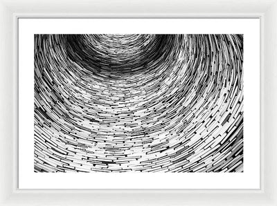 Tunnel of Books / Art Photo - Framed Print