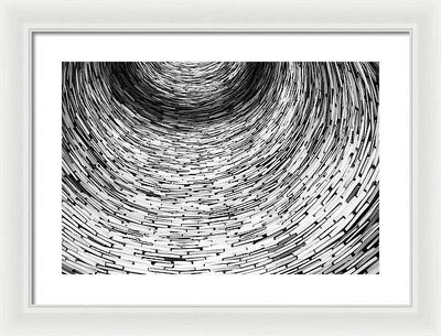 Tunnel of Books / Art Photo - Framed Print