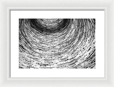 Tunnel of Books / Art Photo - Framed Print