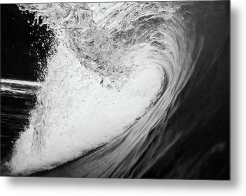 Tunnel Wave / Art Photo - Metal Print