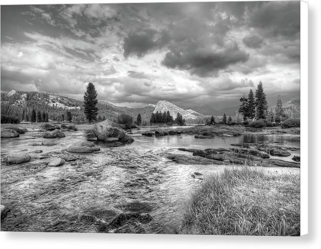 Tuolumne Rive, Yosemite National Park, California / Art Photo - Canvas Print