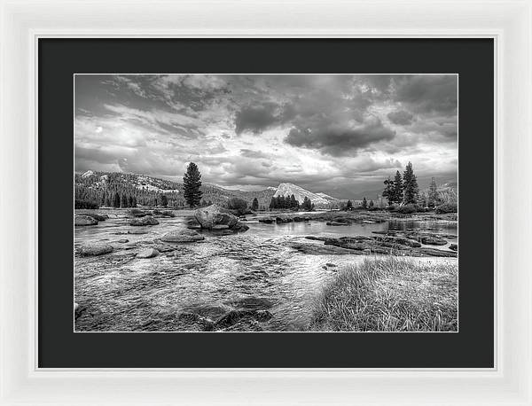 Tuolumne Rive, Yosemite National Park, California / Art Photo - Framed Print