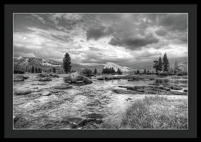 Tuolumne Rive, Yosemite National Park, California / Art Photo - Framed Print