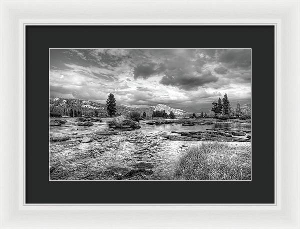 Tuolumne Rive, Yosemite National Park, California / Art Photo - Framed Print