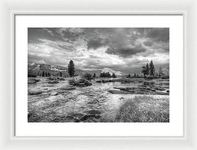 Tuolumne Rive, Yosemite National Park, California / Art Photo - Framed Print