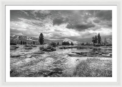 Tuolumne Rive, Yosemite National Park, California / Art Photo - Framed Print