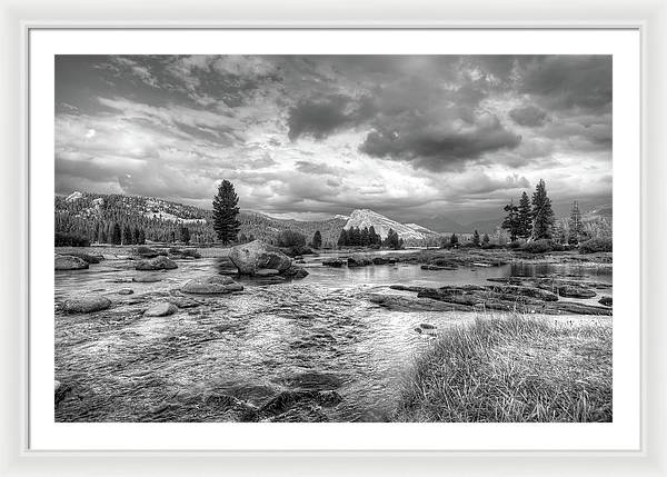 Tuolumne Rive, Yosemite National Park, California / Art Photo - Framed Print