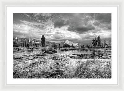 Tuolumne Rive, Yosemite National Park, California / Art Photo - Framed Print