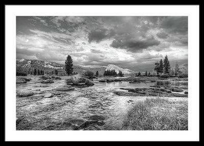 Tuolumne Rive, Yosemite National Park, California / Art Photo - Framed Print