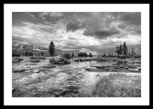 Tuolumne Rive, Yosemite National Park, California / Art Photo - Framed Print