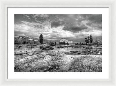 Tuolumne Rive, Yosemite National Park, California / Art Photo - Framed Print