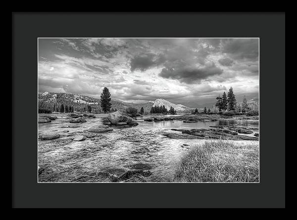 Tuolumne Rive, Yosemite National Park, California / Art Photo - Framed Print